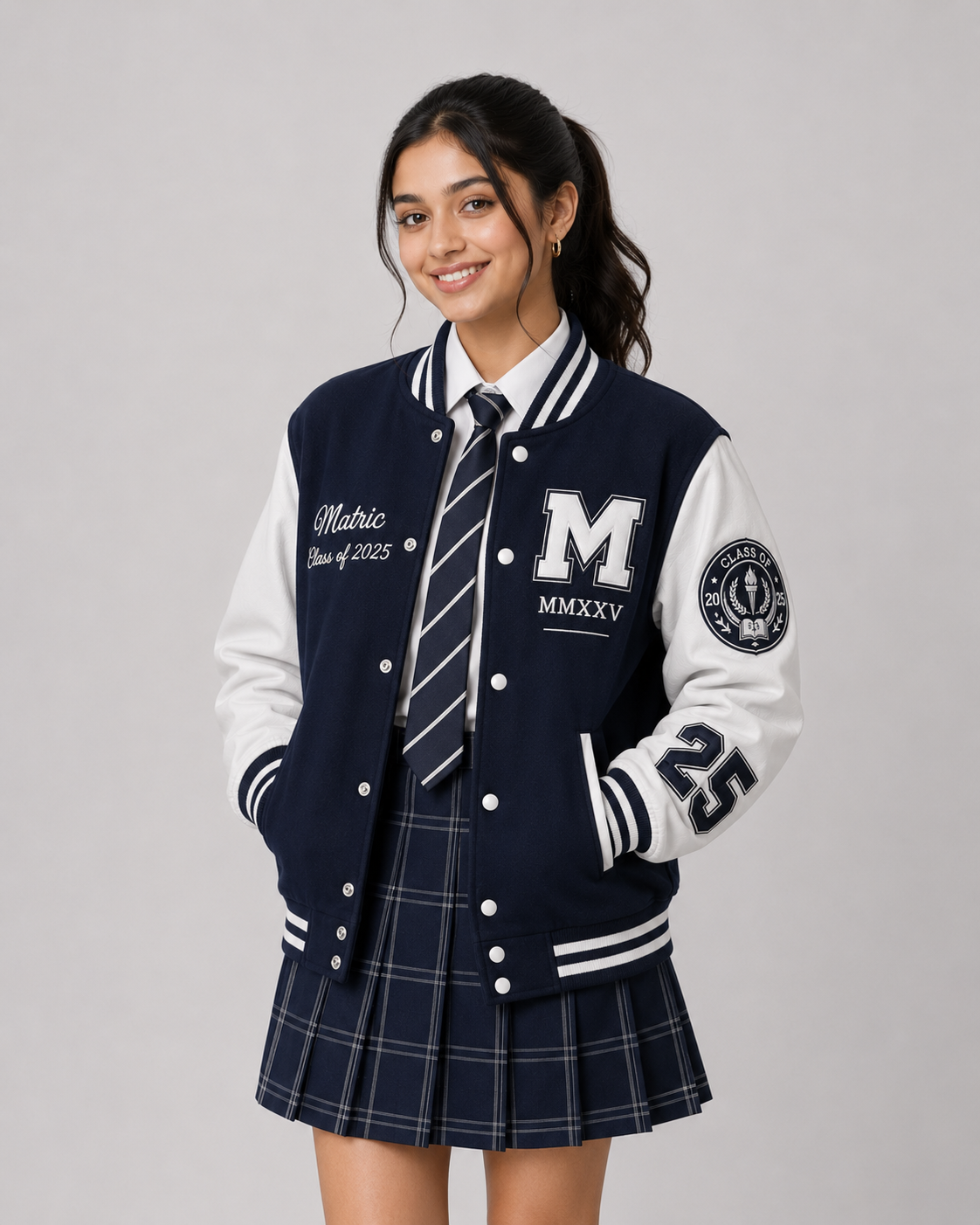 Midnight Navy Matric Jacket