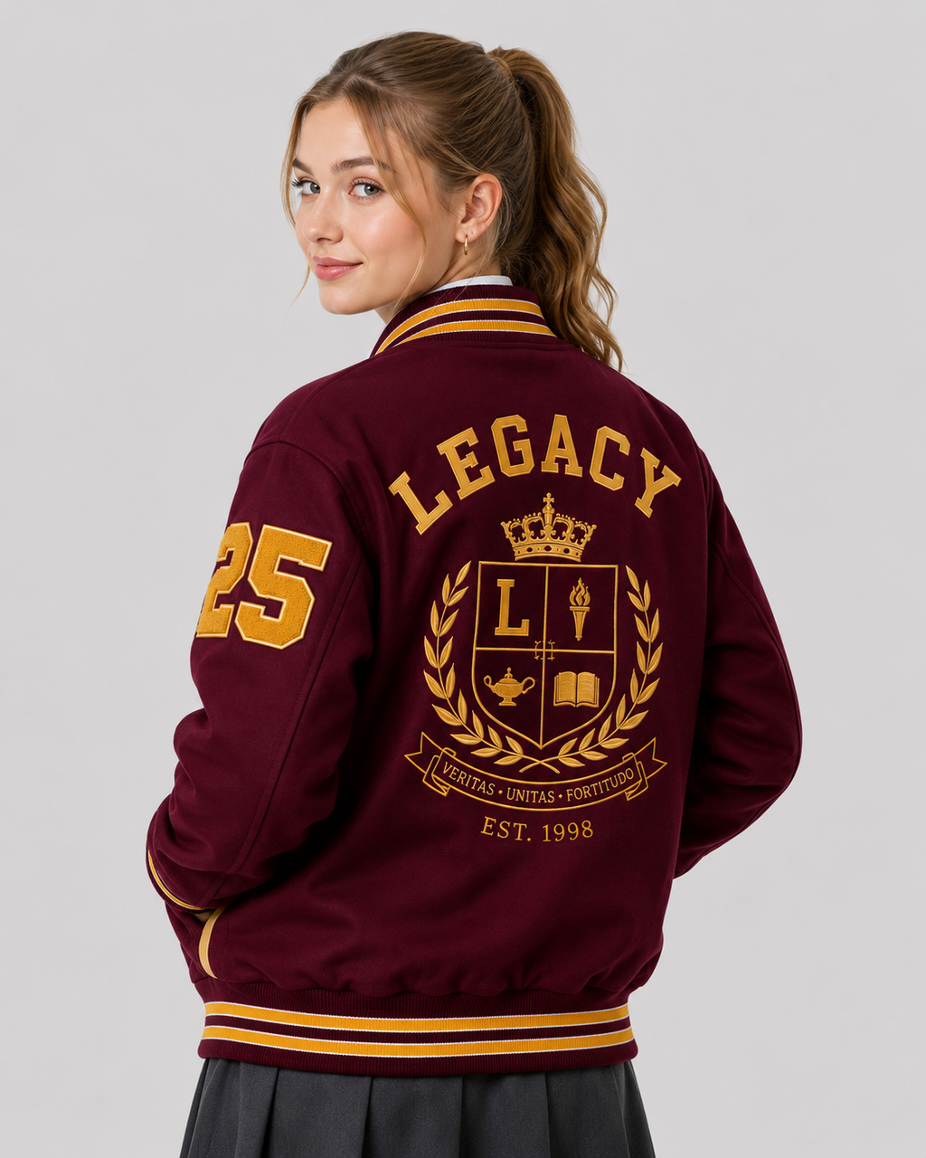 Legacy Maroon Matric Jacket