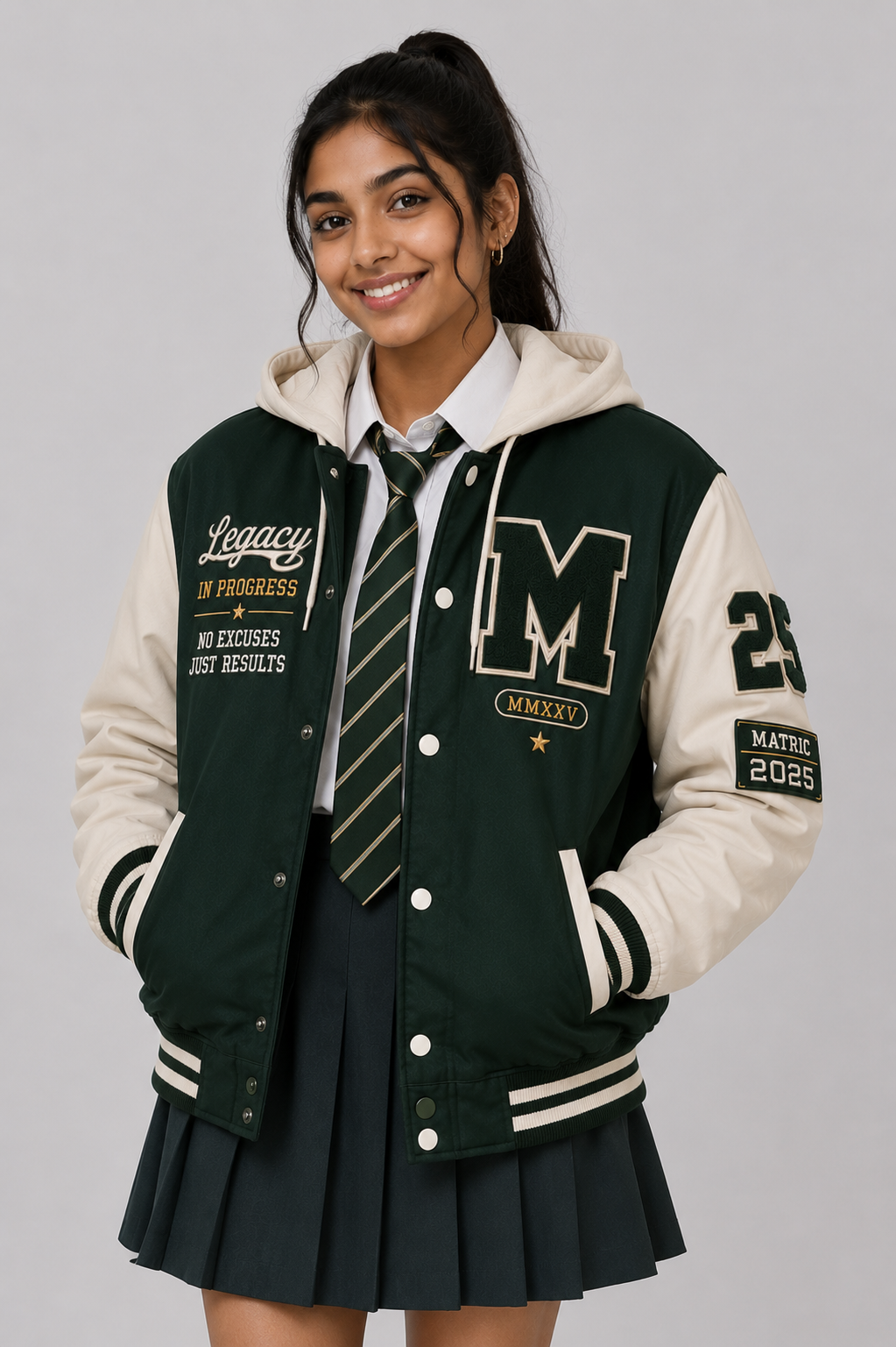 Legacy Hooded Varsity Matric Jacket