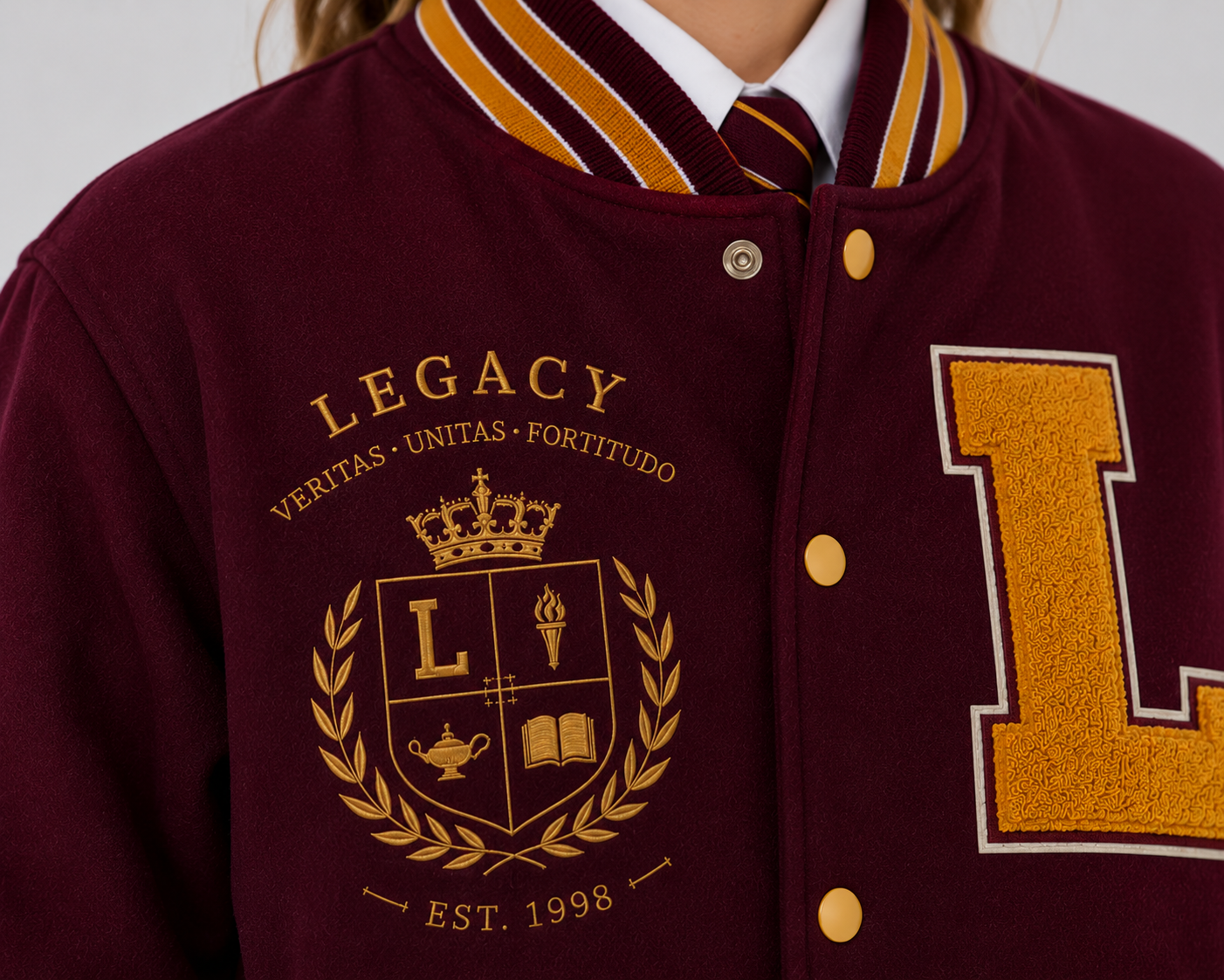 Legacy Maroon Matric Jacket