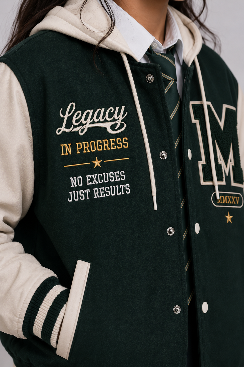 Legacy Hooded Varsity Matric Jacket