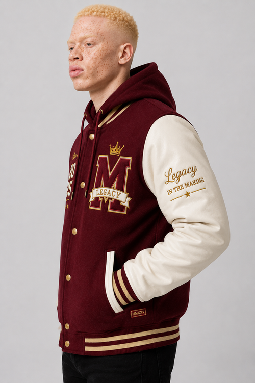 Crimson Hooded Legacy Matric Jacket