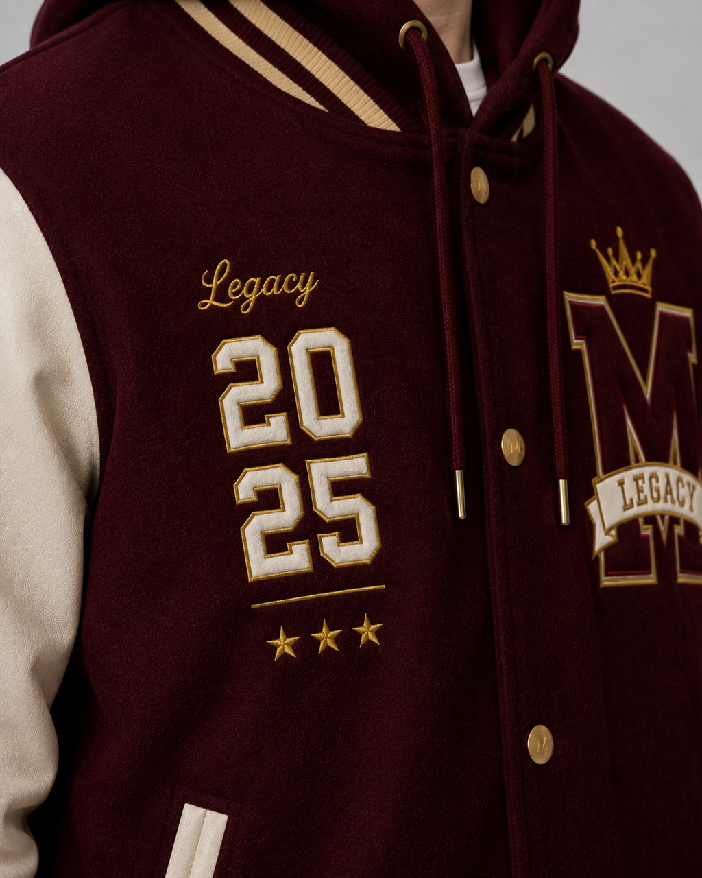Crimson Hooded Legacy Matric Jacket