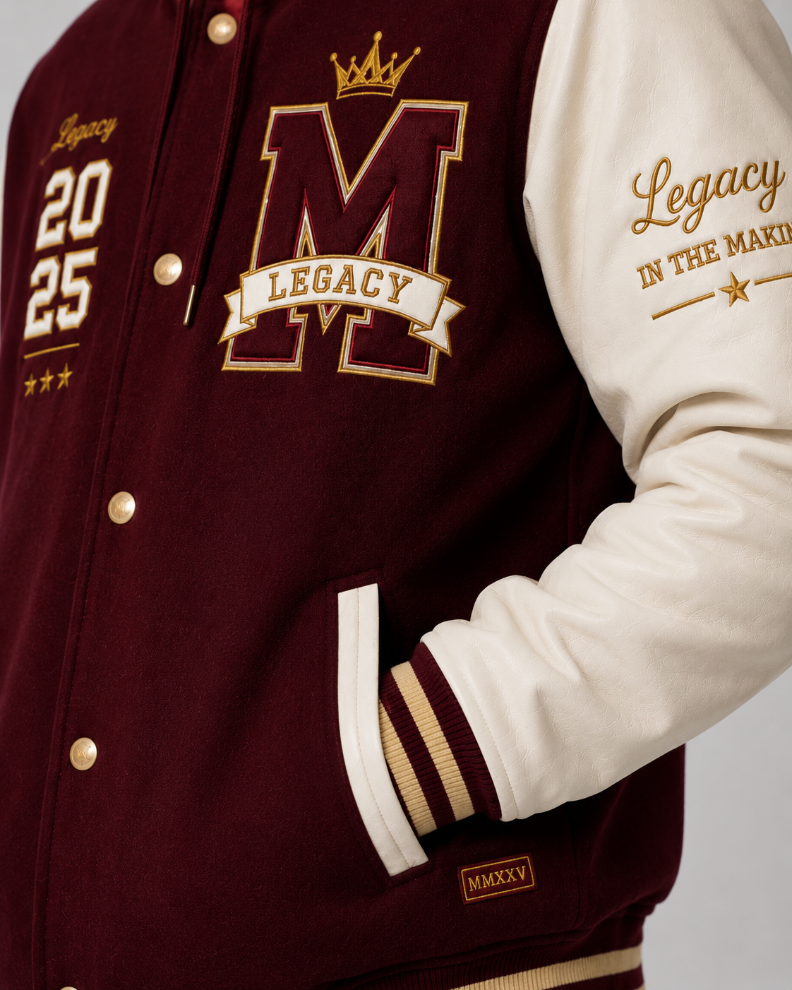 Crimson Hooded Legacy Matric Jacket