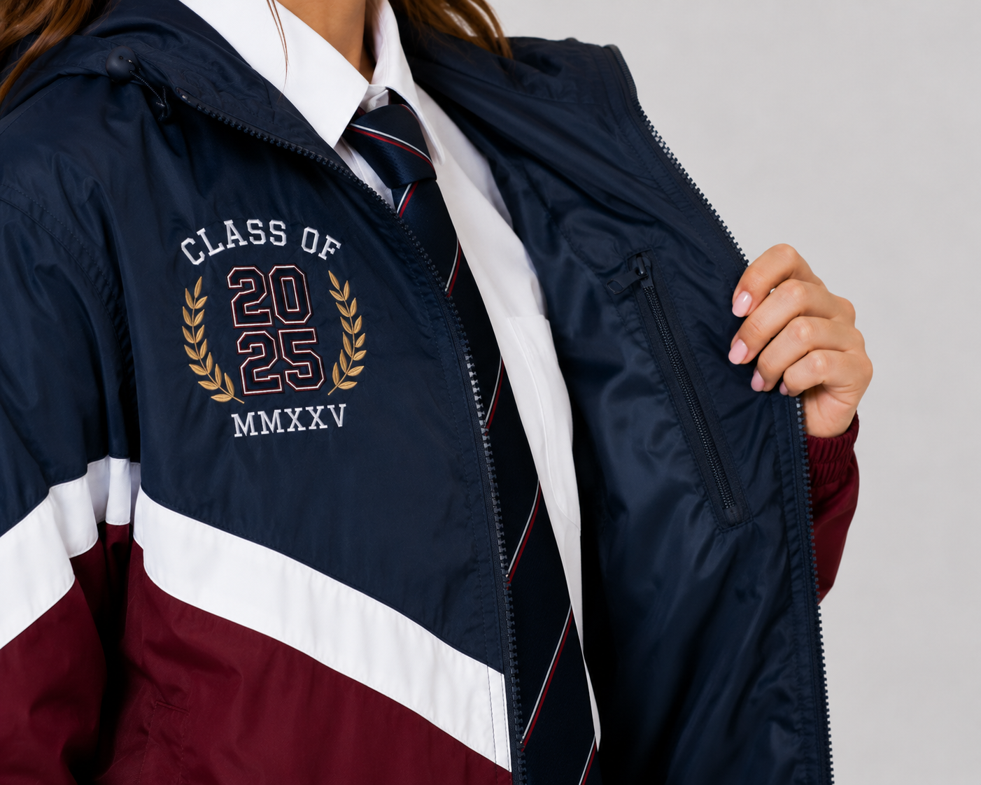 Heritage Track Windbreaker Matric Jacket