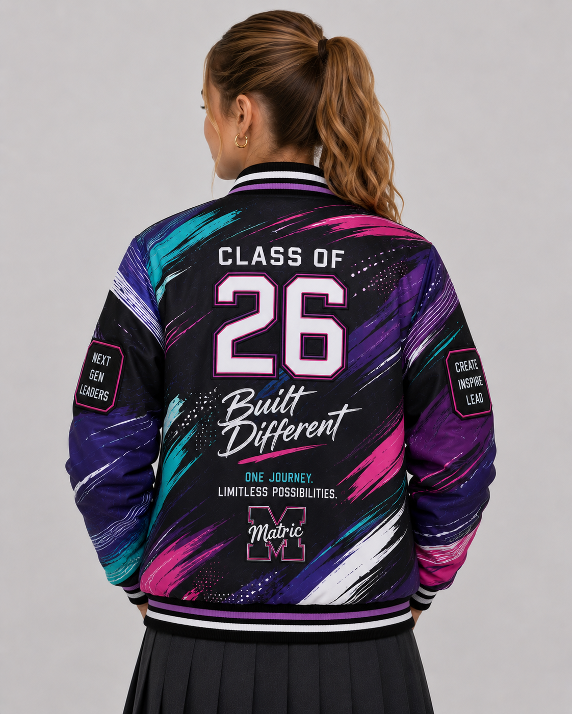 Abstract Motion Matric Jacket