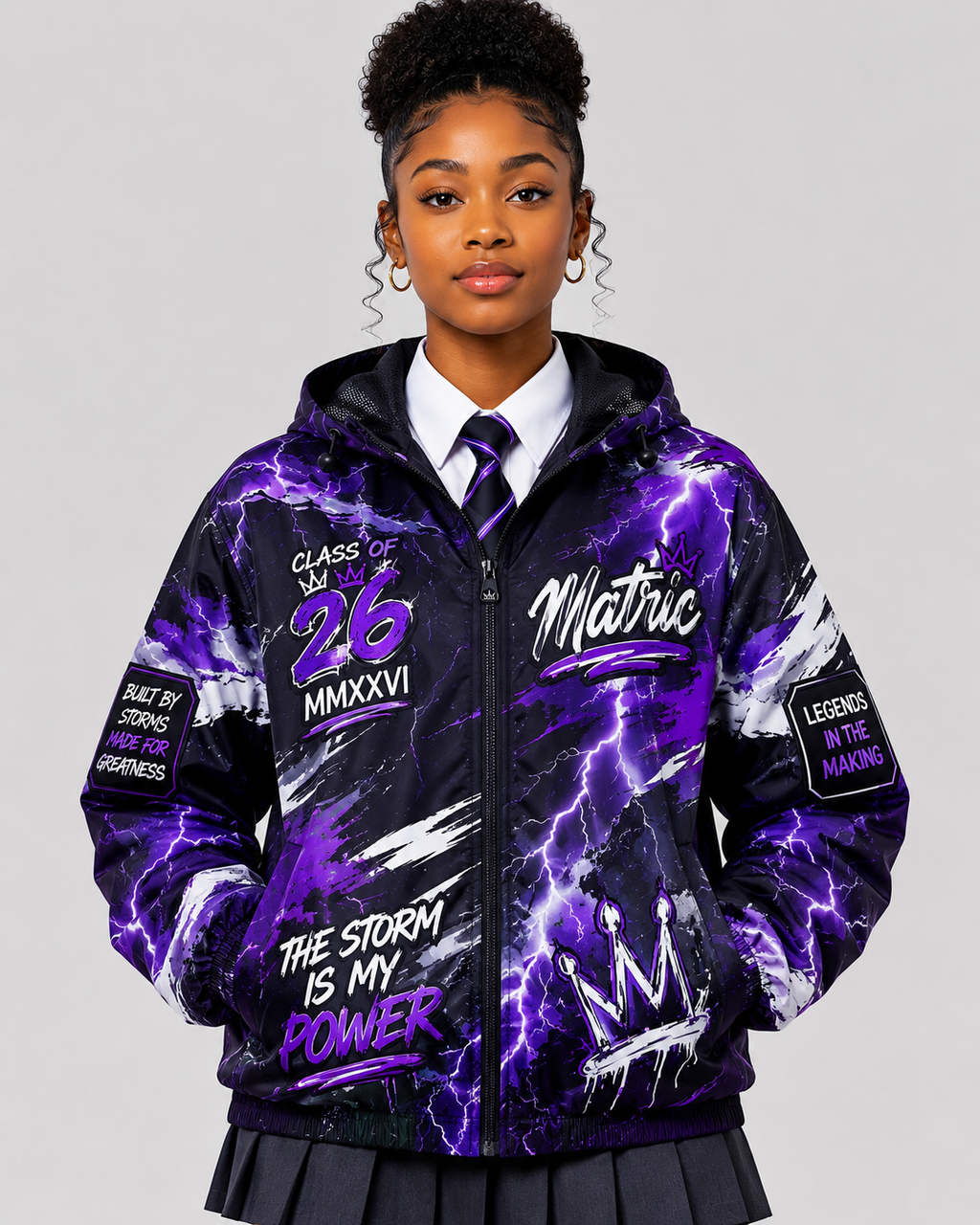 Storm Graphic Windbreaker Matric Jacket