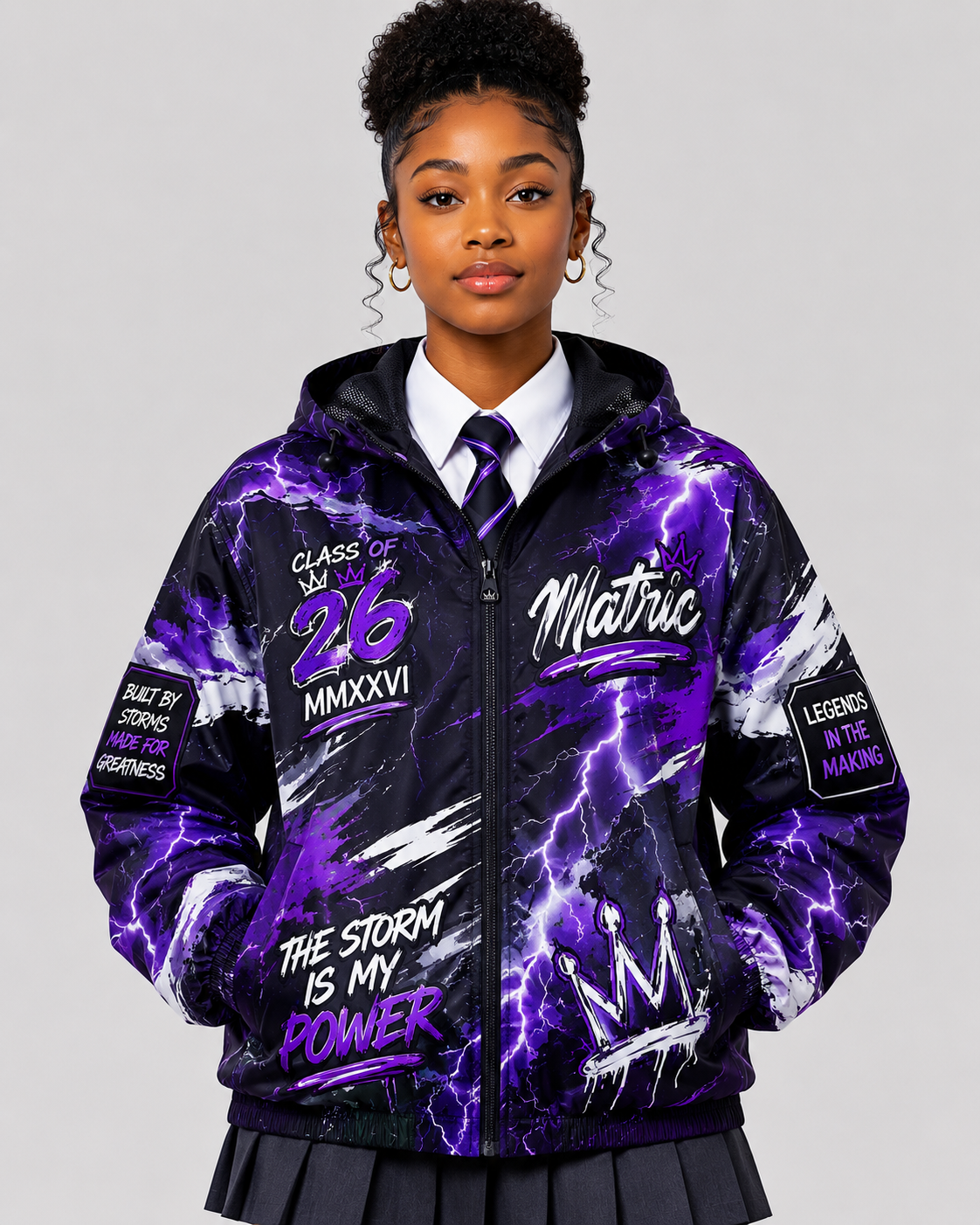 Storm Graphic Windbreaker Matric Jacket