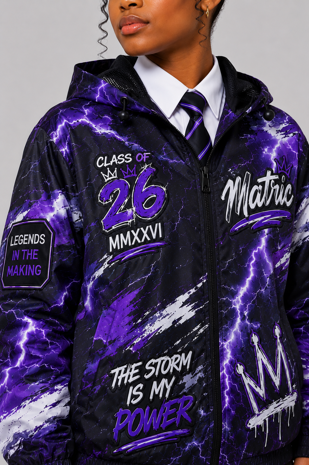 Storm Graphic Windbreaker Matric Jacket