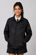 Matte Black Coach Matric Jacket