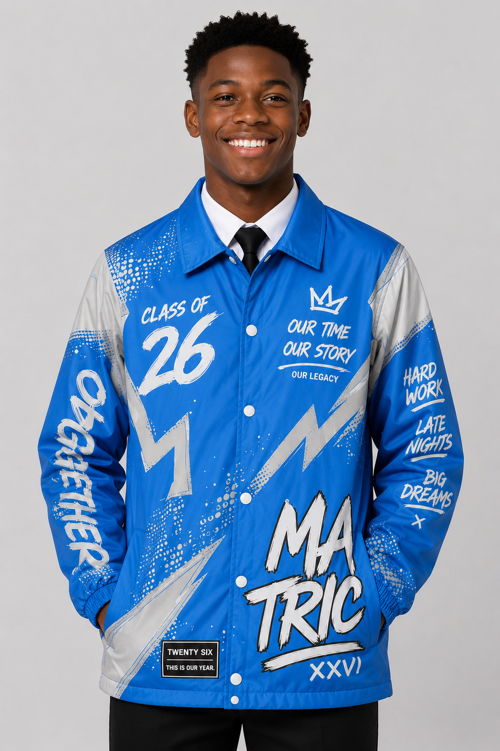 Reflective Graphic Coach Matric Jacket