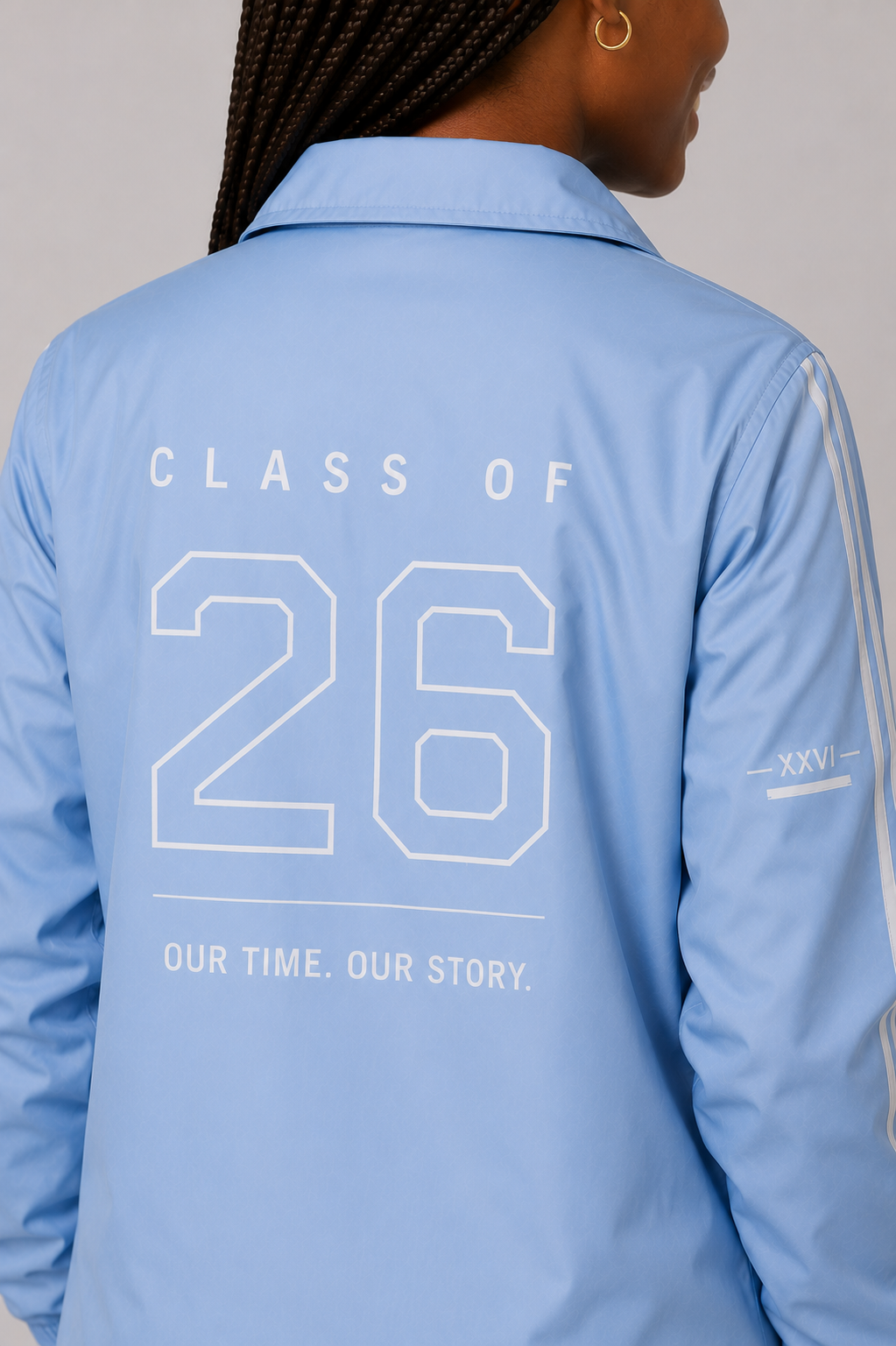 Minimal Coach Print Matric Jacket
