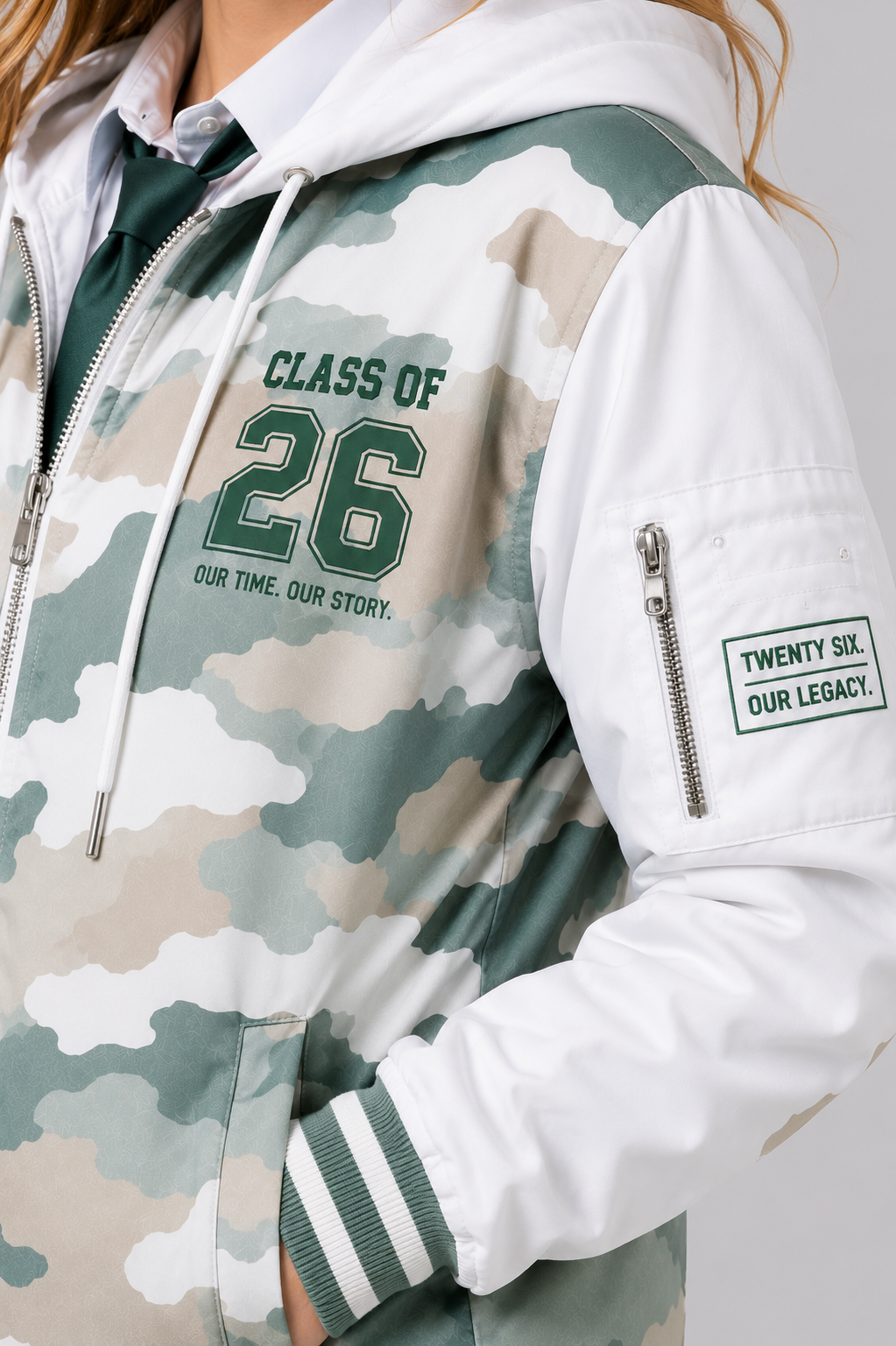 Camo Hooded Matric Jacket