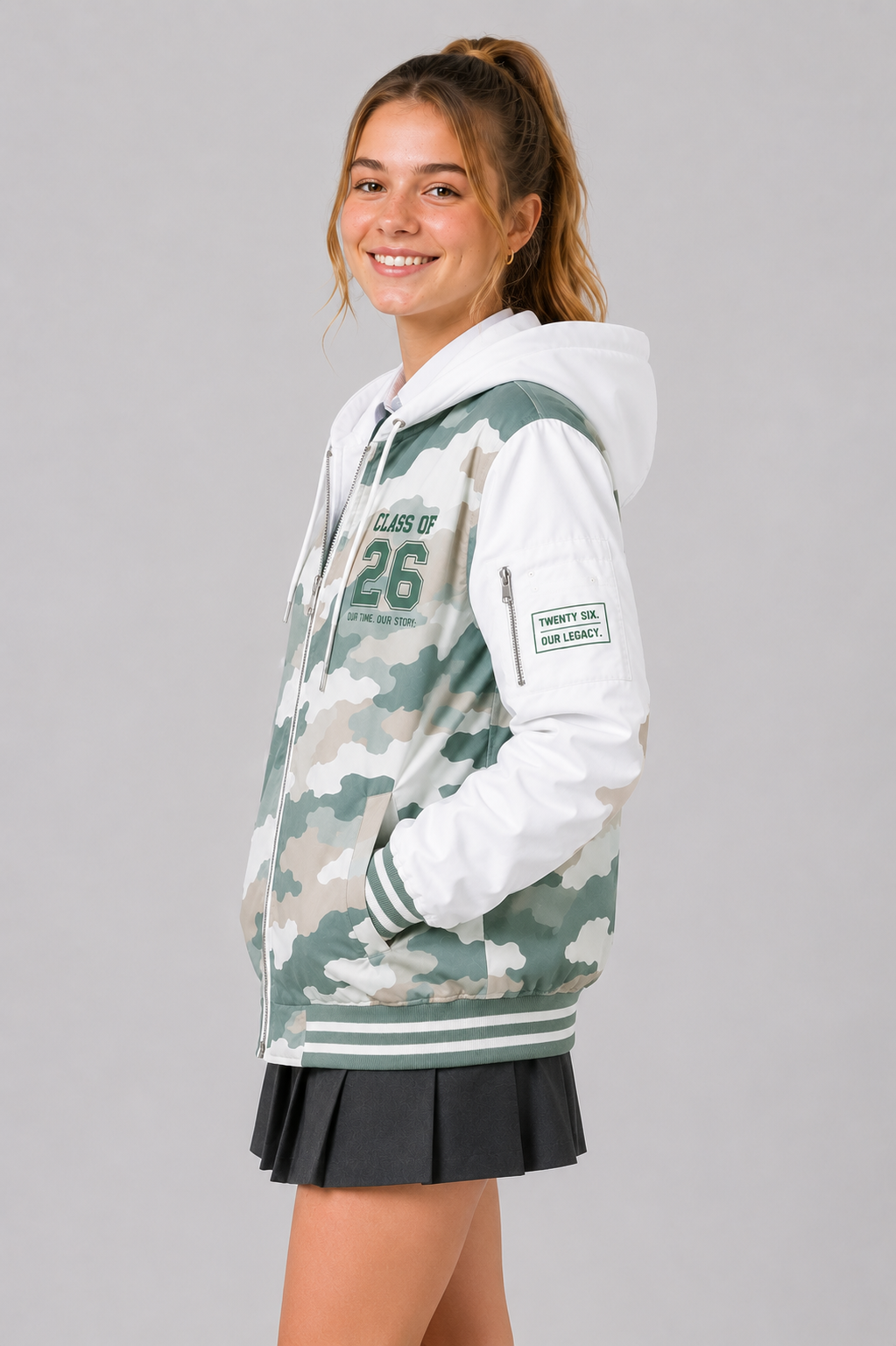 Camo Hooded Matric Jacket