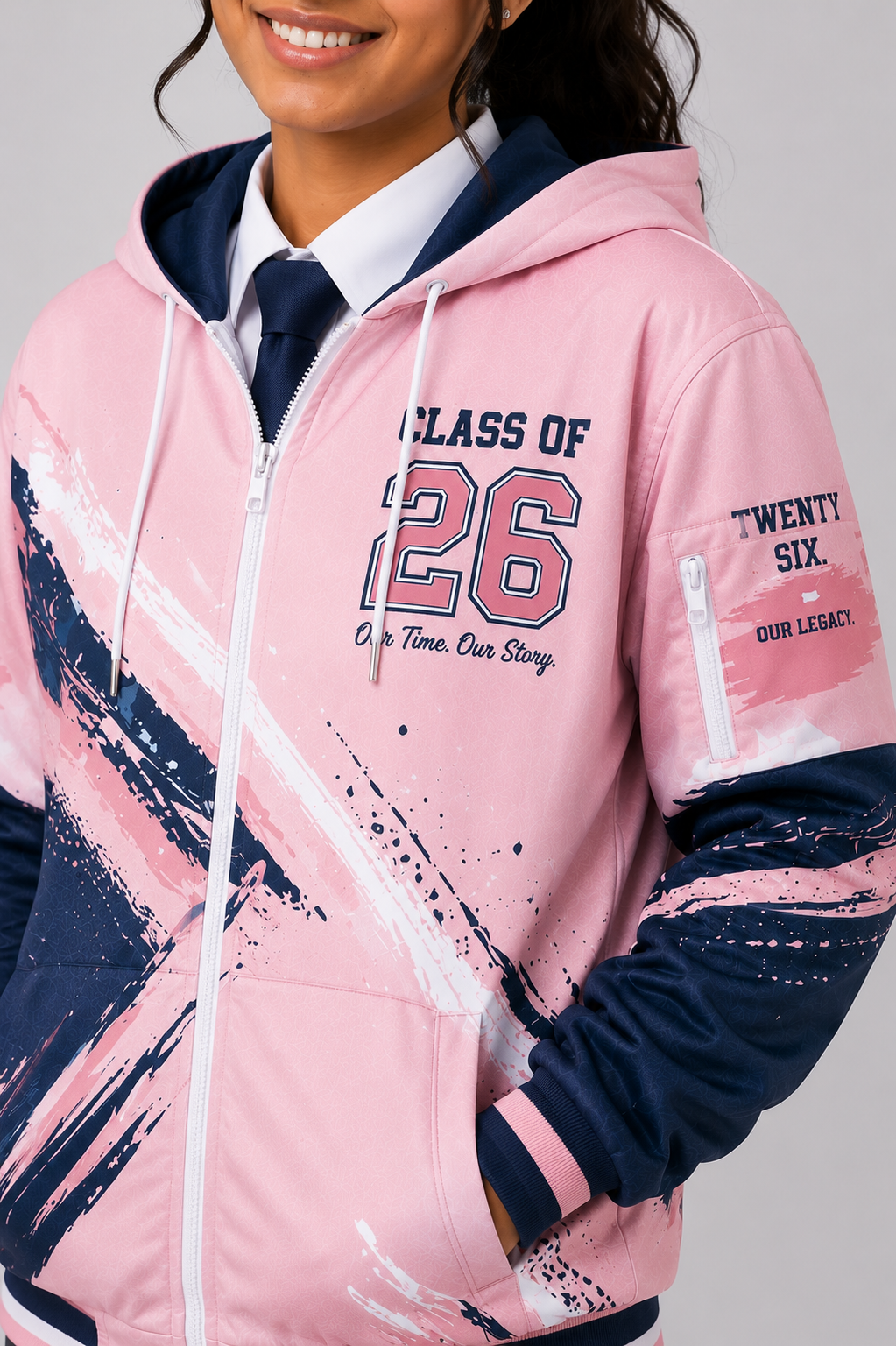 Urban Graphic Hoodie Matric Jacket