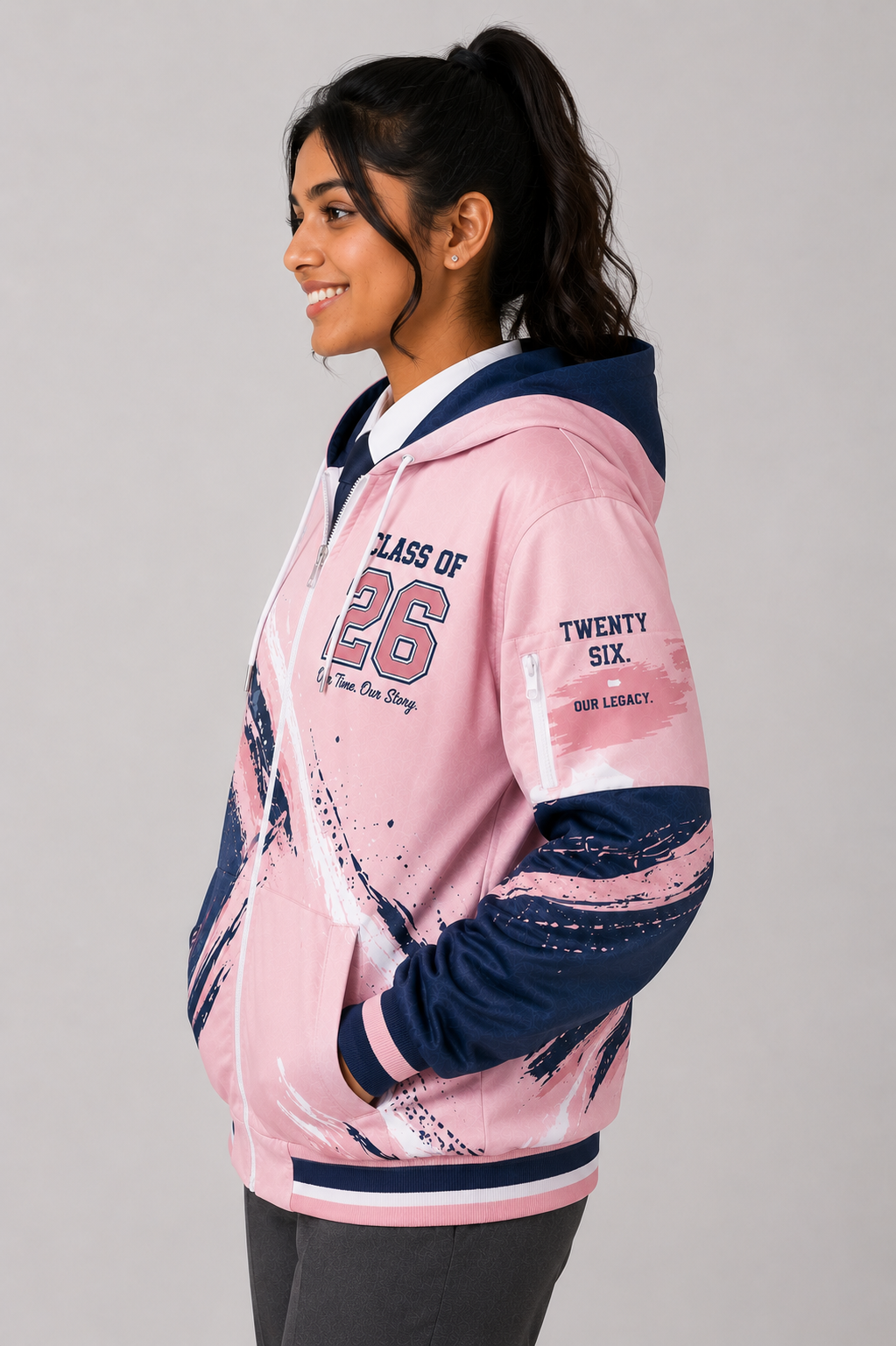 Urban Graphic Hoodie Matric Jacket