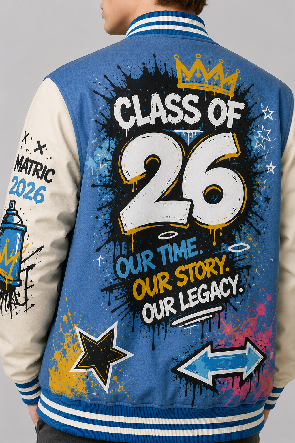 Street Art Varsity Matric Jacket