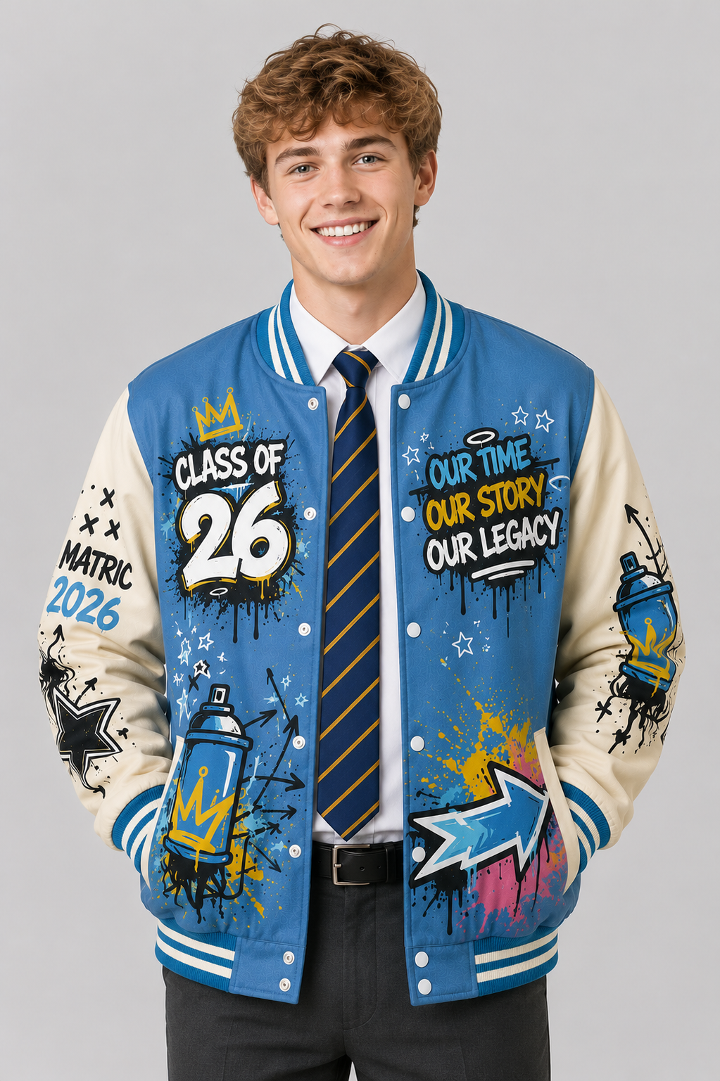 Street Art Varsity Matric Jacket