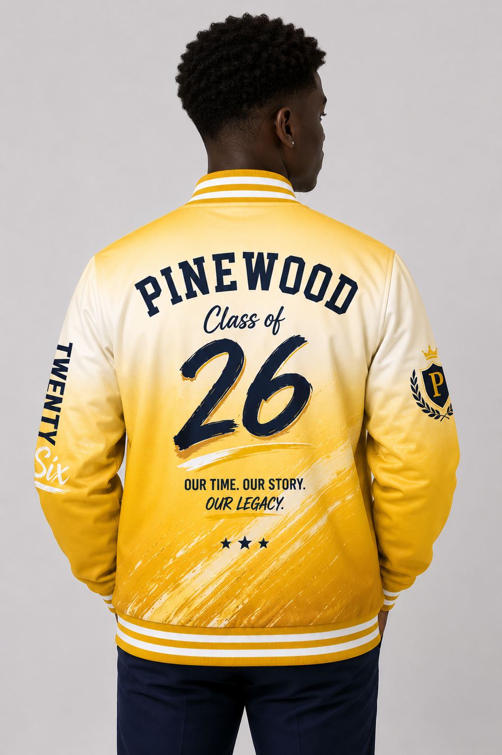 Gradient Varsity Matric Jacket